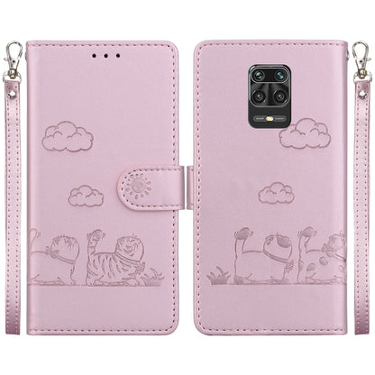 Cute Cats RFID Leather Phone Case, For Redmi Note 11 Global, For Redmi Note 9 Pro, For Redmi 9C / 9 Activ, For Redmi 9A / 9i Sport, For Redmi 9 / 9 Prime, For Redmi Note 9 / 10X 4G