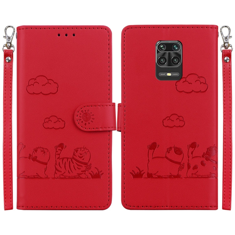 Cute Cats RFID Leather Phone Case, For Redmi Note 11 Global, For Redmi Note 9 Pro, For Redmi 9C / 9 Activ, For Redmi 9A / 9i Sport, For Redmi 9 / 9 Prime, For Redmi Note 9 / 10X 4G