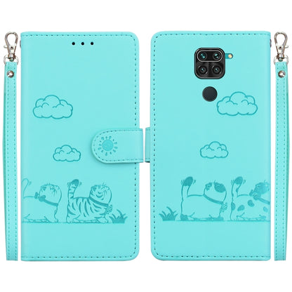Cute Cats RFID Leather Phone Case, For Redmi Note 11 Global, For Redmi Note 9 Pro, For Redmi 9C / 9 Activ, For Redmi 9A / 9i Sport, For Redmi 9 / 9 Prime, For Redmi Note 9 / 10X 4G
