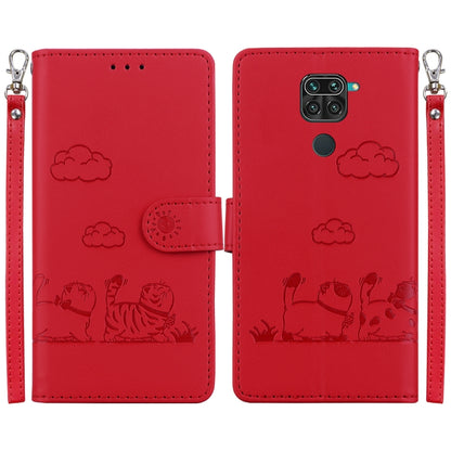 Cute Cats RFID Leather Phone Case, For Redmi Note 11 Global, For Redmi Note 9 Pro, For Redmi 9C / 9 Activ, For Redmi 9A / 9i Sport, For Redmi 9 / 9 Prime, For Redmi Note 9 / 10X 4G