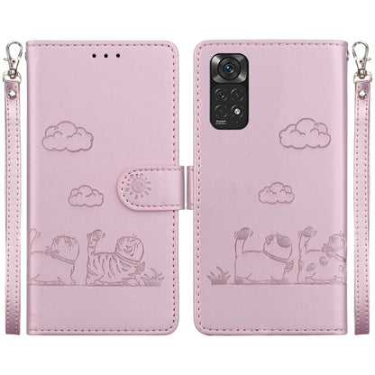Cute Cats RFID Leather Phone Case, For Redmi Note 11 Global, For Redmi Note 9 Pro, For Redmi 9C / 9 Activ, For Redmi 9A / 9i Sport, For Redmi 9 / 9 Prime, For Redmi Note 9 / 10X 4G