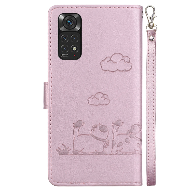 Cute Cats RFID Leather Phone Case, For Redmi Note 11 Global, For Redmi Note 9 Pro, For Redmi 9C / 9 Activ, For Redmi 9A / 9i Sport, For Redmi 9 / 9 Prime, For Redmi Note 9 / 10X 4G