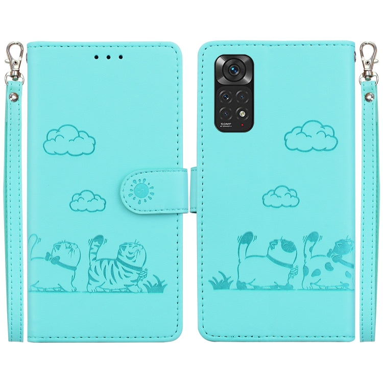 Cute Cats RFID Leather Phone Case, For Redmi Note 11 Global, For Redmi Note 9 Pro, For Redmi 9C / 9 Activ, For Redmi 9A / 9i Sport, For Redmi 9 / 9 Prime, For Redmi Note 9 / 10X 4G