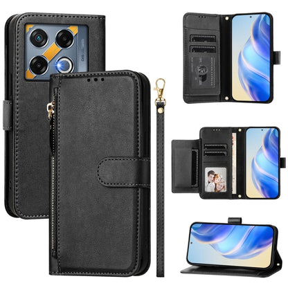 Multi-Card Slots Zipper Wallet Leather Phone Case, For Infinix GT 20 Pro 5G, For Infinix Note 40 Pro / Note 40 Pro+, For Infinix Note 40 4G, For Infinix Hot 40 / Hot 40 Pro, For Infinix Zero 30 4G, For Infinix Zero 30 5G, For Infinix Hot 30 5G         ...