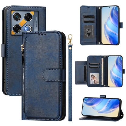 Multi-Card Slots Zipper Wallet Leather Phone Case, For Infinix GT 20 Pro 5G, For Infinix Note 40 Pro / Note 40 Pro+, For Infinix Note 40 4G, For Infinix Hot 40 / Hot 40 Pro, For Infinix Zero 30 4G, For Infinix Zero 30 5G, For Infinix Hot 30 5G         ...