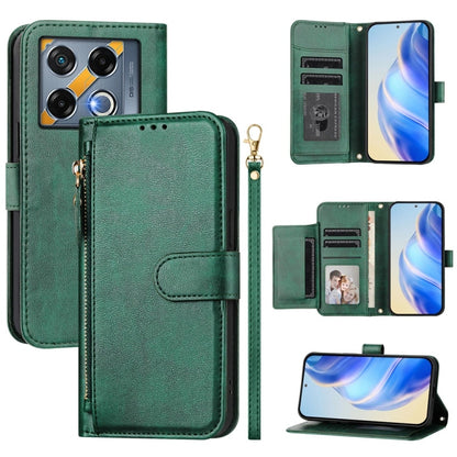 Multi-Card Slots Zipper Wallet Leather Phone Case, For Infinix GT 20 Pro 5G, For Infinix Note 40 Pro / Note 40 Pro+, For Infinix Note 40 4G, For Infinix Hot 40 / Hot 40 Pro, For Infinix Zero 30 4G, For Infinix Zero 30 5G, For Infinix Hot 30 5G         ...
