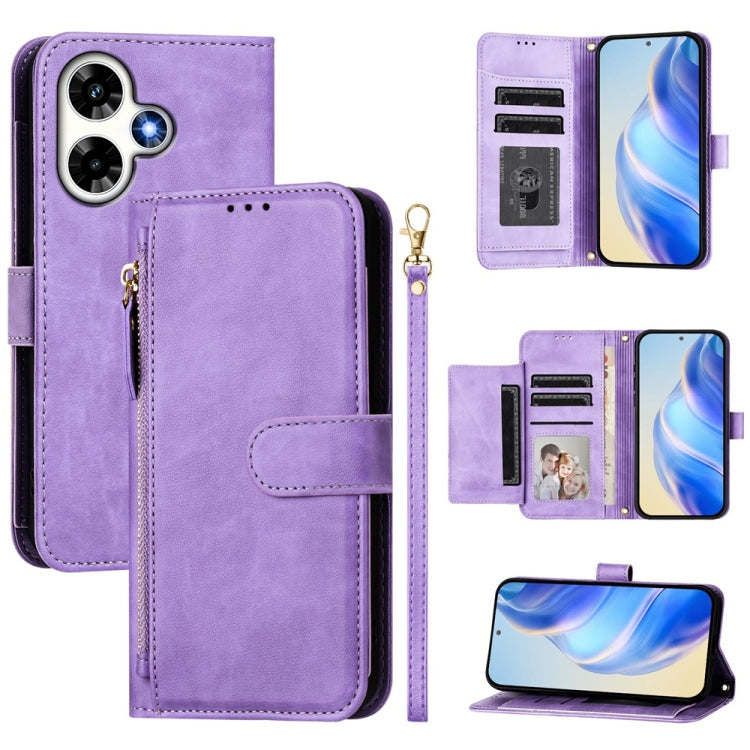 Multi-Card Slots Zipper Wallet Leather Phone Case, For Infinix GT 20 Pro 5G, For Infinix Note 40 Pro / Note 40 Pro+, For Infinix Note 40 4G, For Infinix Hot 40 / Hot 40 Pro, For Infinix Zero 30 4G, For Infinix Zero 30 5G, For Infinix Hot 30 5G         ...