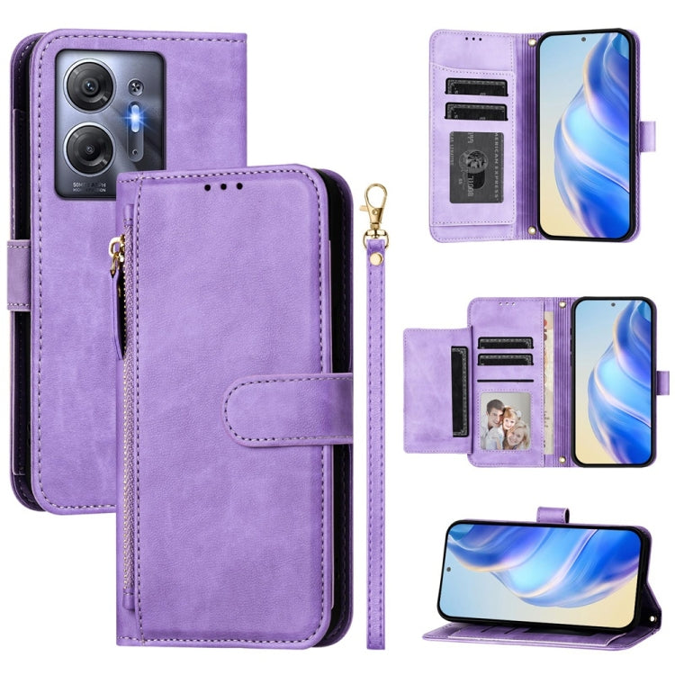 Multi-Card Slots Zipper Wallet Leather Phone Case, For Infinix GT 20 Pro 5G, For Infinix Note 40 Pro / Note 40 Pro+, For Infinix Note 40 4G, For Infinix Hot 40 / Hot 40 Pro, For Infinix Zero 30 4G, For Infinix Zero 30 5G, For Infinix Hot 30 5G         ...