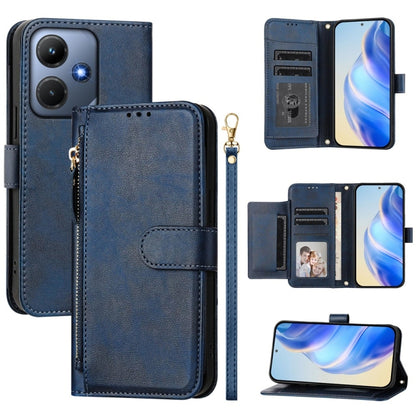 Multi-Card Slots Zipper Wallet Leather Phone Case, For Infinix GT 20 Pro 5G, For Infinix Note 40 Pro / Note 40 Pro+, For Infinix Note 40 4G, For Infinix Hot 40 / Hot 40 Pro, For Infinix Zero 30 4G, For Infinix Zero 30 5G, For Infinix Hot 30 5G         ...