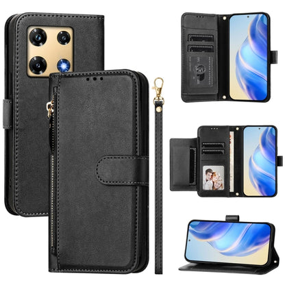 Multi-Card Slots Zipper Wallet Leather Phone Case, For Infinix GT 20 Pro 5G, For Infinix Note 40 Pro / Note 40 Pro+, For Infinix Note 40 4G, For Infinix Hot 40 / Hot 40 Pro, For Infinix Zero 30 4G, For Infinix Zero 30 5G, For Infinix Hot 30 5G         ...