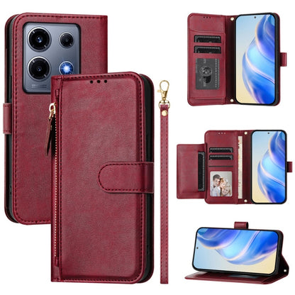 Multi-Card Slots Zipper Wallet Leather Phone Case, For Infinix GT 20 Pro 5G, For Infinix Note 40 Pro / Note 40 Pro+, For Infinix Note 40 4G, For Infinix Hot 40 / Hot 40 Pro, For Infinix Zero 30 4G, For Infinix Zero 30 5G, For Infinix Hot 30 5G         ...