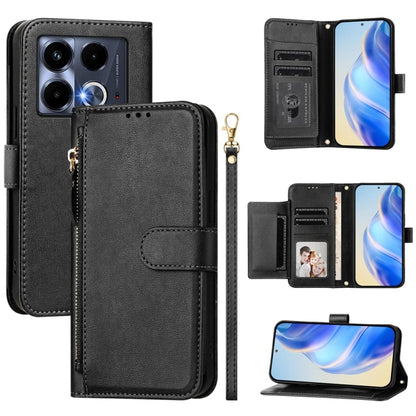 Multi-Card Slots Zipper Wallet Leather Phone Case, For Infinix GT 20 Pro 5G, For Infinix Note 40 Pro / Note 40 Pro+, For Infinix Note 40 4G, For Infinix Hot 40 / Hot 40 Pro, For Infinix Zero 30 4G, For Infinix Zero 30 5G, For Infinix Hot 30 5G         ...