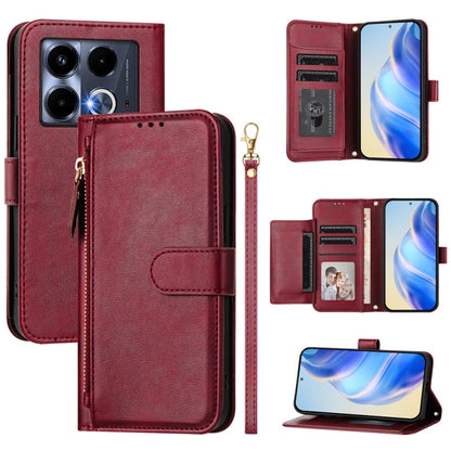 Multi-Card Slots Zipper Wallet Leather Phone Case, For Infinix GT 20 Pro 5G, For Infinix Note 40 Pro / Note 40 Pro+, For Infinix Note 40 4G, For Infinix Hot 40 / Hot 40 Pro, For Infinix Zero 30 4G, For Infinix Zero 30 5G, For Infinix Hot 30 5G         ...
