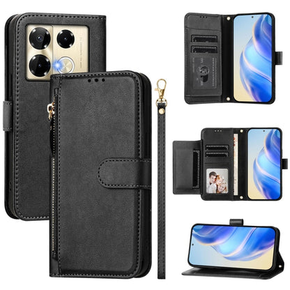 Multi-Card Slots Zipper Wallet Leather Phone Case, For Infinix GT 20 Pro 5G, For Infinix Note 40 Pro / Note 40 Pro+, For Infinix Note 40 4G, For Infinix Hot 40 / Hot 40 Pro, For Infinix Zero 30 4G, For Infinix Zero 30 5G, For Infinix Hot 30 5G         ...