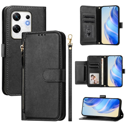 Multi-Card Slots Zipper Wallet Leather Phone Case, For Infinix GT 20 Pro 5G, For Infinix Note 40 Pro / Note 40 Pro+, For Infinix Note 40 4G, For Infinix Hot 40 / Hot 40 Pro, For Infinix Zero 30 4G, For Infinix Zero 30 5G, For Infinix Hot 30 5G         ...