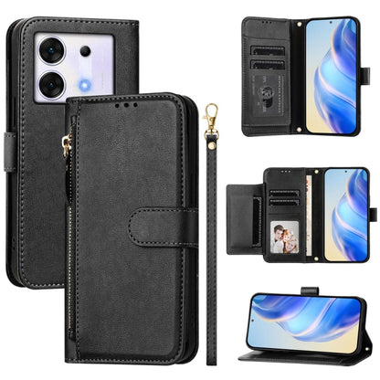 Multi-Card Slots Zipper Wallet Leather Phone Case, For Infinix GT 20 Pro 5G, For Infinix Note 40 Pro / Note 40 Pro+, For Infinix Note 40 4G, For Infinix Hot 40 / Hot 40 Pro, For Infinix Zero 30 4G, For Infinix Zero 30 5G, For Infinix Hot 30 5G         ...