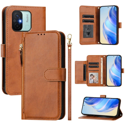 Multi-Card Slots Zipper Wallet Leather Phone Case, For Redmi Note 11 4G / 11S 4G / 12S Global, For Redmi A1+ / A2+, For Redmi Note 12 4G Global, For Redmi A1 4G / A2 4G, For Redmi Note 12 Explorer / 12 Pro+ 5G, For Redmi Note 12 Pro Speed / 12 Pro 5G  ...