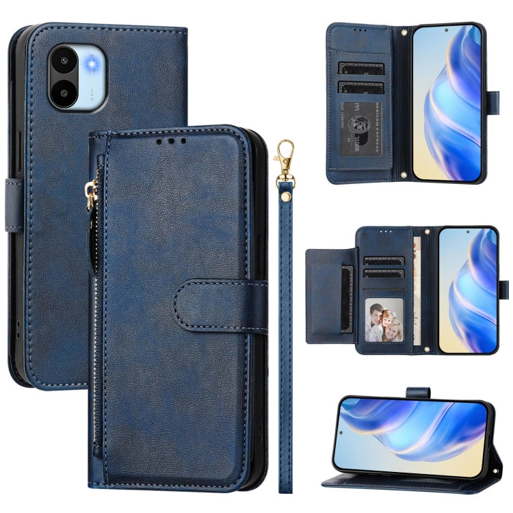 Multi-Card Slots Zipper Wallet Leather Phone Case, For Redmi Note 11 4G / 11S 4G / 12S Global, For Redmi A1+ / A2+, For Redmi Note 12 4G Global, For Redmi A1 4G / A2 4G, For Redmi Note 12 Explorer / 12 Pro+ 5G, For Redmi Note 12 Pro Speed / 12 Pro 5G  ...