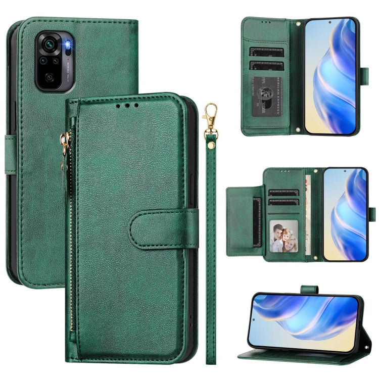 Multi-Card Slots Zipper Wallet Leather Phone Case, For Redmi Note 11 4G / 11S 4G / 12S Global, For Redmi A1+ / A2+, For Redmi Note 12 4G Global, For Redmi A1 4G / A2 4G, For Redmi Note 12 Explorer / 12 Pro+ 5G, For Redmi Note 12 Pro Speed / 12 Pro 5G  ...