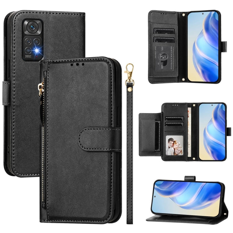 Multi-Card Slots Zipper Wallet Leather Phone Case, For Redmi Note 11 4G / 11S 4G / 12S Global, For Redmi A1+ / A2+, For Redmi Note 12 4G Global, For Redmi A1 4G / A2 4G, For Redmi Note 12 Explorer / 12 Pro+ 5G, For Redmi Note 12 Pro Speed / 12 Pro 5G  ...