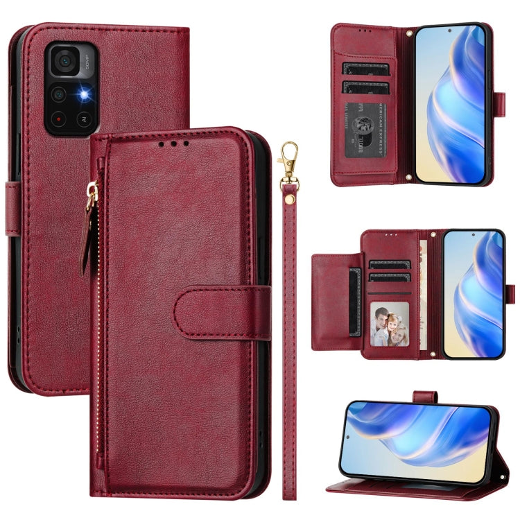 Multi-Card Slots Zipper Wallet Leather Phone Case, For Redmi Note 11 4G / 11S 4G / 12S Global, For Redmi A1+ / A2+, For Redmi Note 12 4G Global, For Redmi A1 4G / A2 4G, For Redmi Note 12 Explorer / 12 Pro+ 5G, For Redmi Note 12 Pro Speed / 12 Pro 5G  ...