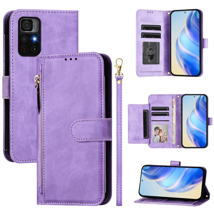 Multi-Card Slots Zipper Wallet Leather Phone Case, For Redmi Note 11 4G / 11S 4G / 12S Global, For Redmi A1+ / A2+, For Redmi Note 12 4G Global, For Redmi A1 4G / A2 4G, For Redmi Note 12 Explorer / 12 Pro+ 5G, For Redmi Note 12 Pro Speed / 12 Pro 5G  ...