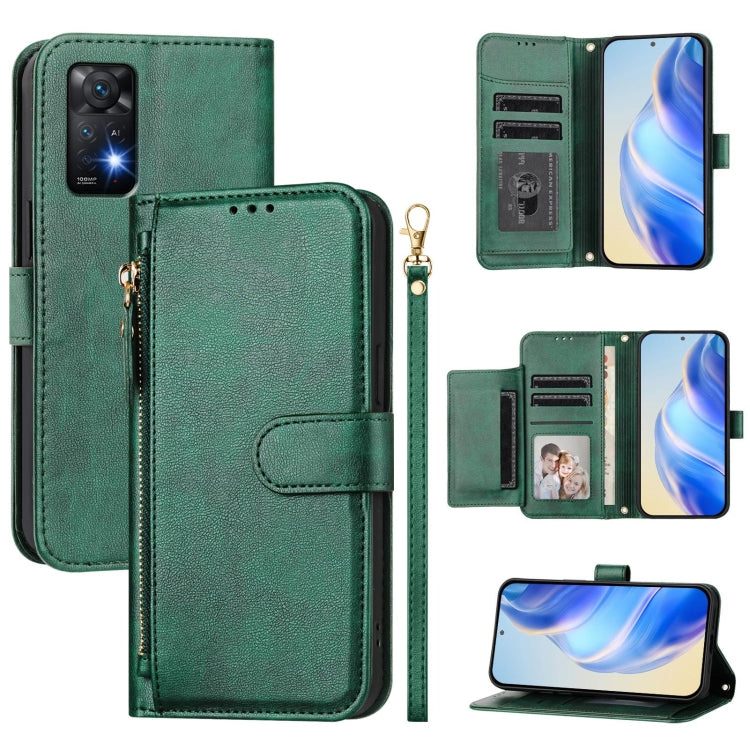 Multi-Card Slots Zipper Wallet Leather Phone Case, For Redmi Note 11 4G / 11S 4G / 12S Global, For Redmi A1+ / A2+, For Redmi Note 12 4G Global, For Redmi A1 4G / A2 4G, For Redmi Note 12 Explorer / 12 Pro+ 5G, For Redmi Note 12 Pro Speed / 12 Pro 5G  ...