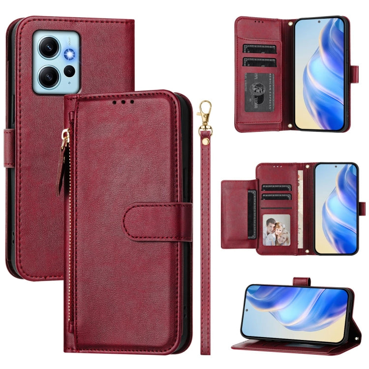 Multi-Card Slots Zipper Wallet Leather Phone Case, For Redmi Note 11 4G / 11S 4G / 12S Global, For Redmi A1+ / A2+, For Redmi Note 12 4G Global, For Redmi A1 4G / A2 4G, For Redmi Note 12 Explorer / 12 Pro+ 5G, For Redmi Note 12 Pro Speed / 12 Pro 5G  ...