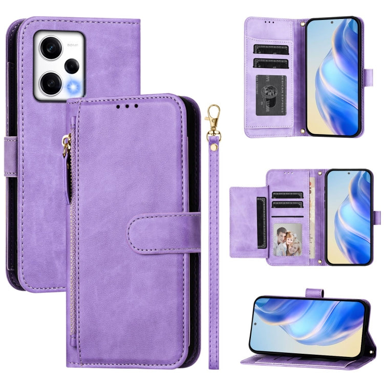 Multi-Card Slots Zipper Wallet Leather Phone Case, For Redmi Note 11 4G / 11S 4G / 12S Global, For Redmi A1+ / A2+, For Redmi Note 12 4G Global, For Redmi A1 4G / A2 4G, For Redmi Note 12 Explorer / 12 Pro+ 5G, For Redmi Note 12 Pro Speed / 12 Pro 5G  ...