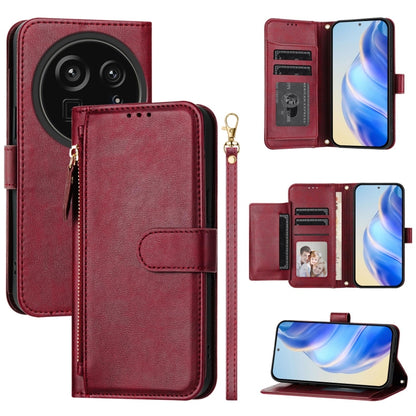 Multi-Card Slots Zipper Wallet Leather Phone Case, For Sharp Aquos wish6, For Sharp Aquos R11, For Sharp Aquos Sense 10, For Sharp Basio Active3, For Sharp Aquos Sense9 Plus, For Sharp Aquos Sense9, For Sharp Aquos R9 Pro, For Sharp Aquos Wish4        ...