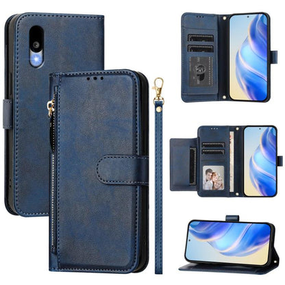Multi-Card Slots Zipper Wallet Leather Phone Case, For Sharp Aquos wish6, For Sharp Aquos R11, For Sharp Aquos Sense 10, For Sharp Basio Active3, For Sharp Aquos Sense9 Plus, For Sharp Aquos Sense9, For Sharp Aquos R9 Pro, For Sharp Aquos Wish4        ...