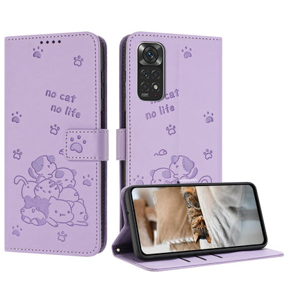 Embossed Kitten Phone Leather Case with Lanyard, For Redmi Note 13 Pro 4G Global, For Redmi Note 13 4G Global, For Redmi K70E, For Redmi Note 13 Pro 5G Global, For Redmi Note 13 5G Global, For Redmi Note 13 Pro+ 5G Global, For Redmi K60 Ultra          ...