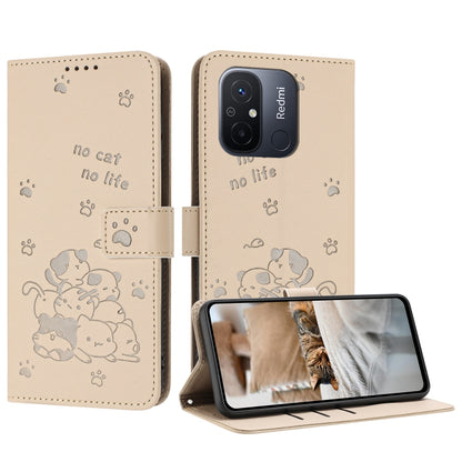Embossed Kitten Phone Leather Case with Lanyard, For Redmi Note 13 Pro 4G Global, For Redmi Note 13 4G Global, For Redmi K70E, For Redmi Note 13 Pro 5G Global, For Redmi Note 13 5G Global, For Redmi Note 13 Pro+ 5G Global, For Redmi K60 Ultra          ...