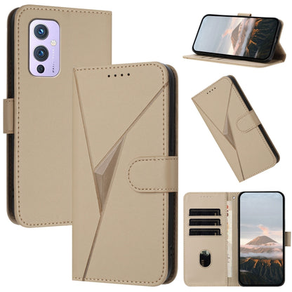 Triangle Pattern Buckle Clasp Leather Phone Case, For OnePlus Nord 2 5G, For OnePlus 9 Pro, For OnePlus 9