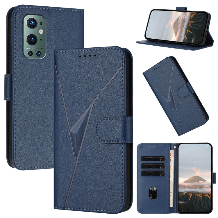 Triangle Pattern Buckle Clasp Leather Phone Case, For OnePlus Nord 2 5G, For OnePlus 9 Pro, For OnePlus 9