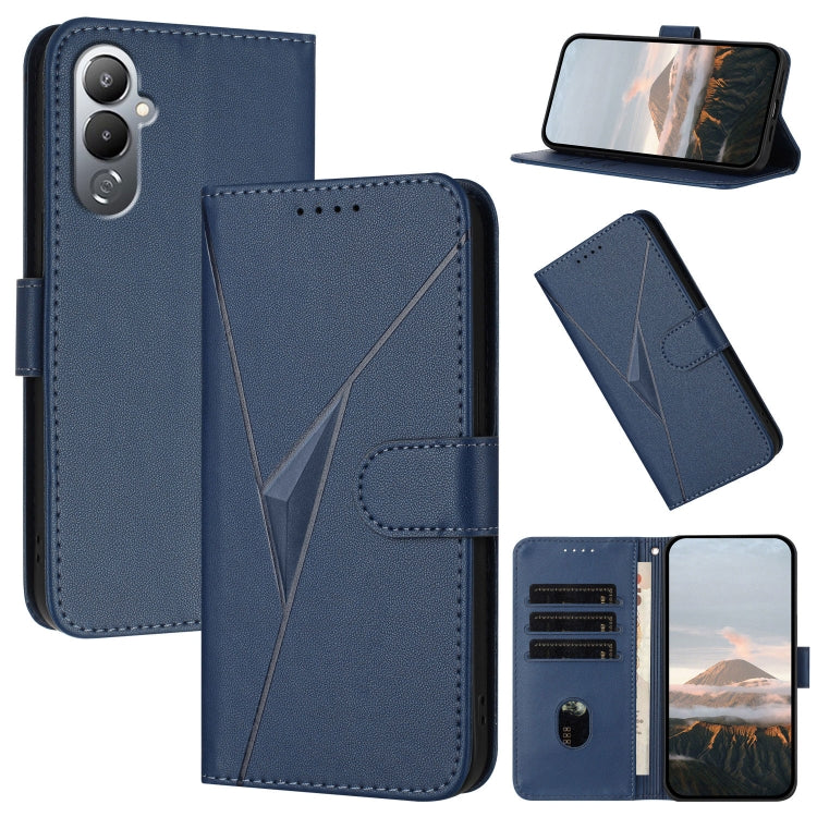 Triangle Pattern Buckle Clasp Leather Phone Case, For Tecno Spark 20, For Tecno Spark Go 2024, For Tecno Camon 20 Premier, For Tecno Camon 20 / Camon 20 Pro 4G, For Tecno Spark 10C, For Tecno Spark 10 4G, For Tecno Spark Go 2023, For Tecno Spark 10 Pro...