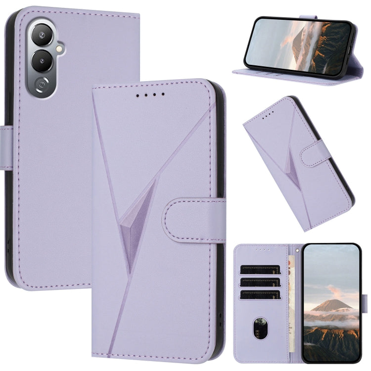 Triangle Pattern Buckle Clasp Leather Phone Case, For Tecno Spark 20, For Tecno Spark Go 2024, For Tecno Camon 20 Premier, For Tecno Camon 20 / Camon 20 Pro 4G, For Tecno Spark 10C, For Tecno Spark 10 4G, For Tecno Spark Go 2023, For Tecno Spark 10 Pro...
