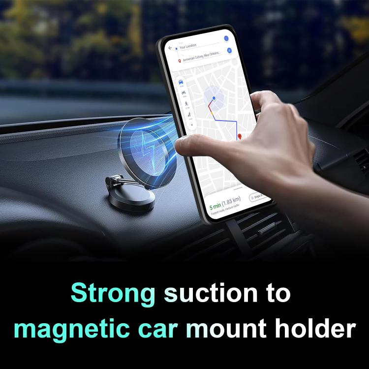 Rugged sliding camera cover phone case with ring mount for car use, dark gray