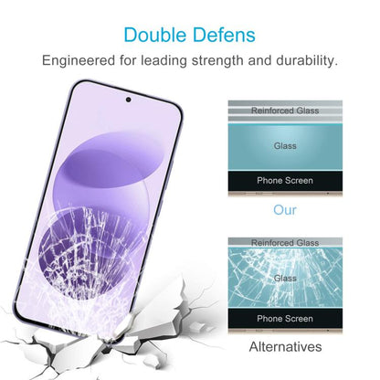 Tempered glass screen protector film showing reinforced protection against cracks