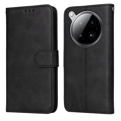 Black flip leather phone case with textured finish; folio cover and camera cutout