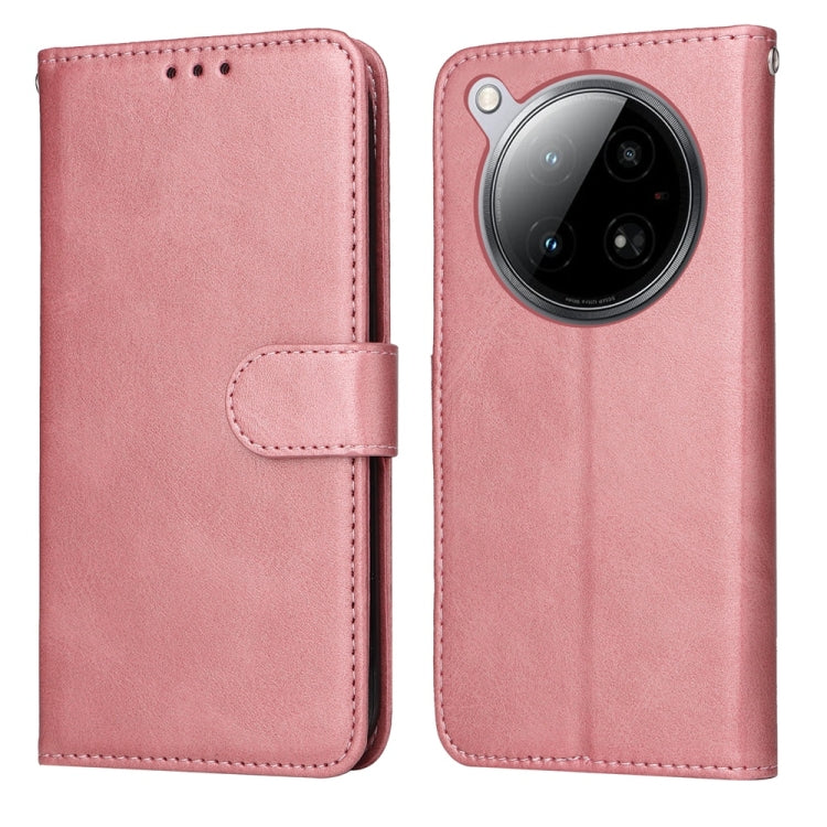 Rose pink flip leather phone case with textured finish; folio cover and camera cutout