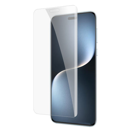 Curved full-glue screen protector film covering smartphone front display
