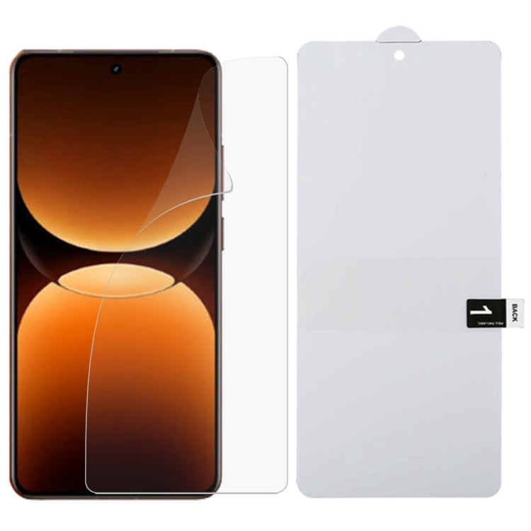 Full-screen hydrogel phone screen protector film, clear flexible sheet for Realme GT7 Pro
