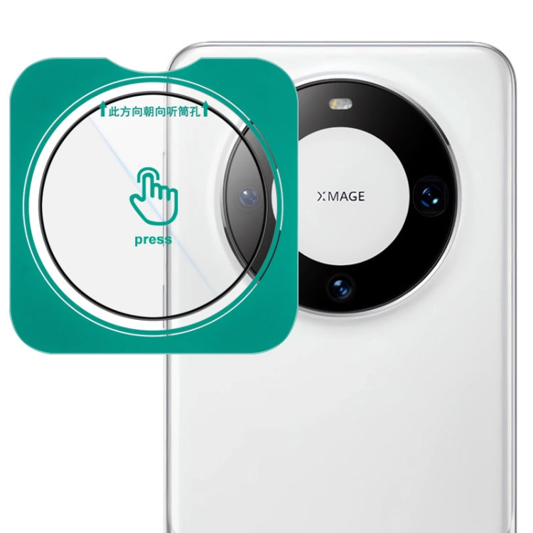 Self-positioning rear camera glass lens film with alignment frame, clear protective cover