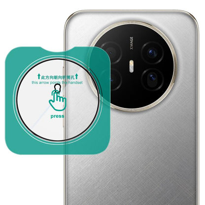 Self-positioning rear camera lens film, clear glass over phone’s gray camera module