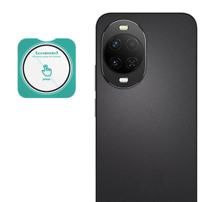 Self-positioning rear camera lens film, clear glass over phone’s black camera module
