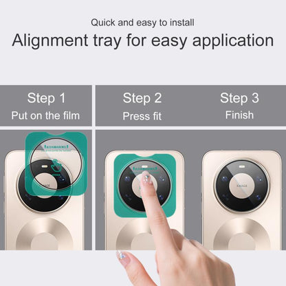 imak HD glass rear camera lens film alignment tray and step-by-step installation