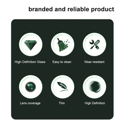 High-definition tempered glass lens film set with wear-resistant and easy-clean coatings