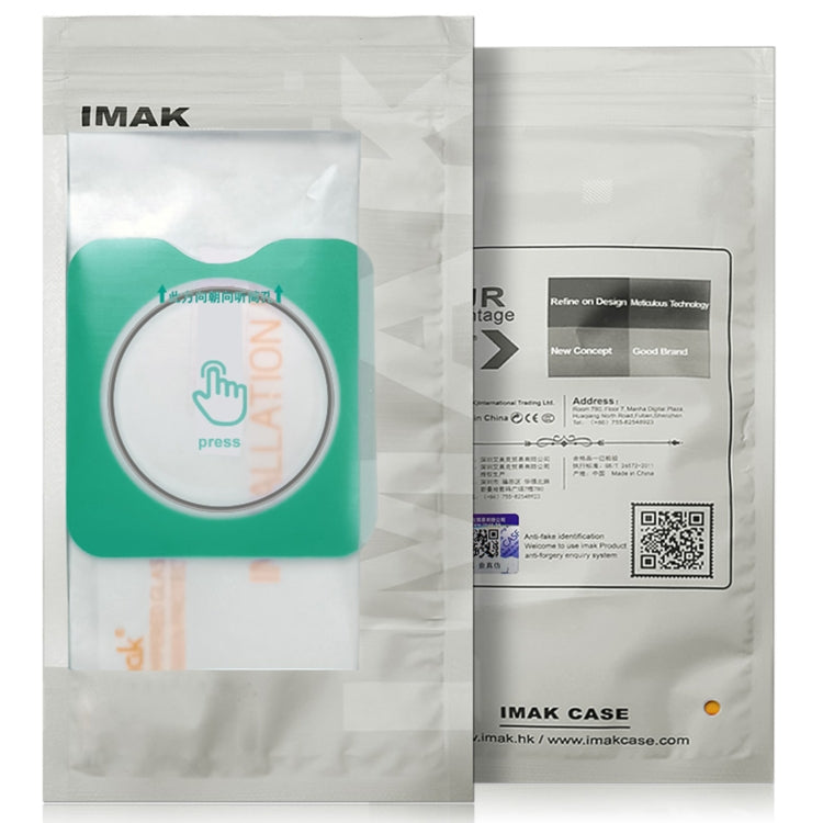 IMAK camera lens film packaging pouch for self-positioning tempered glass film