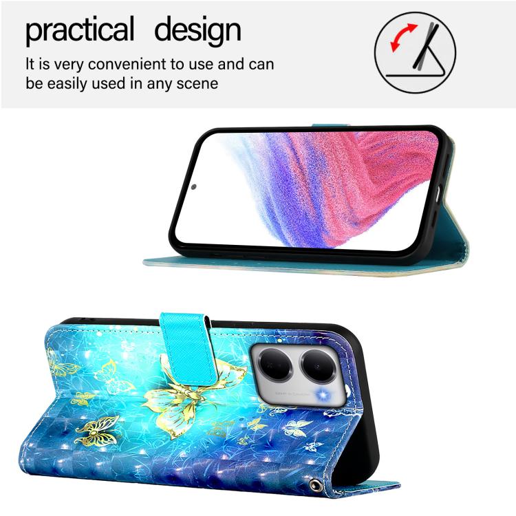 3D Painting Horizontal Flip Leather Phone Case, For Redmi 15a 5G, For Redmi Turbo 5 / Poco X8 Pro 5G, For Redmi 15 5G Global / 15 4G SEA 169mm, For Redmi Turbo 4, For Redmi K80 / K80 Pro, For Redmi Note 14 Pro 4G, For Redmi Note 14 4G 163.25mm         ...